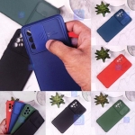 قاب سیلیکونی Samsung Galaxy A32 4G مدل محافظ لنز دار کشویی