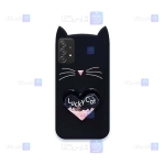 قاب آکواریومی Samsung Galaxy M32 5G مدل Lucky Cat