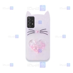 قاب آکواریومی Samsung Galaxy M32 5G مدل Lucky Cat