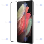 محافظ صفحه دو تایی نیلکین Samsung Galaxy S21 Ultra مدل Impact Resistant Curved Film