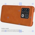 کیف چرمی نیلکین Oneplus 10 Pro مدل Qin