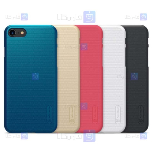 قاب نیلکین Apple iPhone SE 2022 مدل Frosted Shield بدون برش لوگو