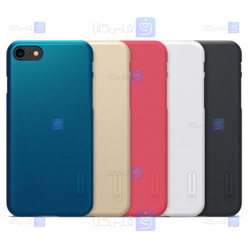 قاب نیلکین Apple iPhone SE 2022 مدل Frosted Shield بدون برش لوگو