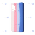 قاب سیلیکونی Samsung Galaxy M32 5G مدل رنگین کمانی