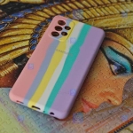 قاب سیلیکونی Samsung Galaxy M32 5G مدل رنگین کمانی