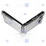قاب کپسول دار Samsung Galaxy Z Flip مدل شیشه ای - ژله ای