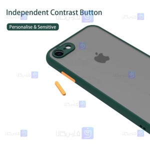 قاب پشت مات Apple iPhone SE 2022 مدل محافظ لنزدار