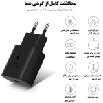 شارژر اصلى گوشى سامسونگ SAMSUNG GALAXY A52 مدل سوپر فست
