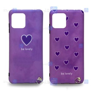 قاب طرح دار دخترانه Apple iPhone 13 Pro مدل Be Lovely Purple
