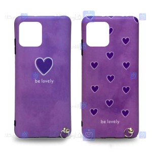 قاب طرح دار دخترانه Apple iPhone 13 Pro Max مدل Be Lovely Purple