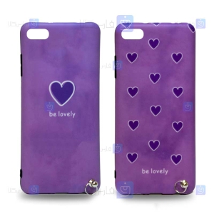 قاب طرح دار دخترانه Apple iPhone 8 مدل Be Lovely Purple