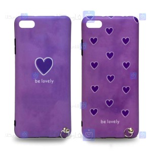 قاب طرح دار دخترانه Apple iPhone SE 2022 مدل Be Lovely Purple