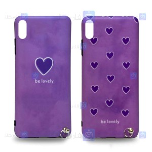 قاب طرح دار دخترانه Apple iPhone X مدل Be Lovely Purple