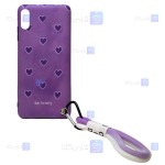 قاب طرح دار دخترانه Apple iPhone XS مدل Be Lovely Purple