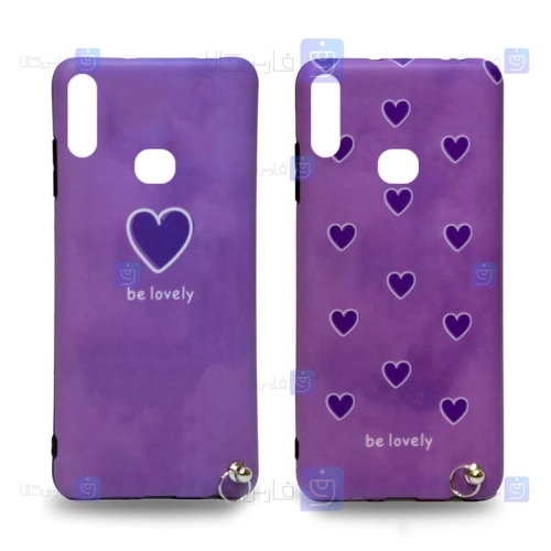 قاب طرح دار دخترانه Samsung Galaxy A10s مدل Be Lovely Purple