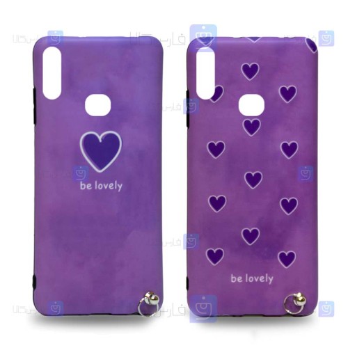 قاب طرح دار دخترانه Samsung Galaxy A10s مدل Be Lovely Purple