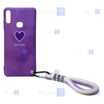 قاب طرح دار دخترانه Samsung Galaxy A10s مدل Be Lovely Purple