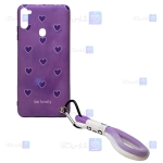 قاب طرح دار دخترانه Samsung Galaxy A11 مدل Be Lovely Purple