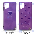 قاب طرح دار دخترانه Samsung Galaxy A12 مدل Be Lovely Purple
