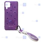 قاب طرح دار دخترانه Samsung Galaxy A22 4G مدل Be Lovely Purple