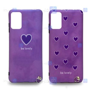 قاب طرح دار دخترانه Samsung Galaxy A32 4G مدل Be Lovely Purple