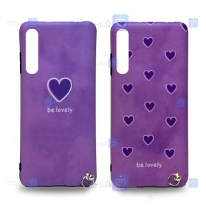 قاب طرح دار دخترانه Samsung Galaxy A50 مدل Be Lovely Purple