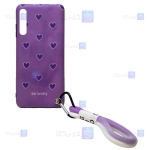 قاب طرح دار دخترانه Samsung Galaxy A50s مدل Be Lovely Purple