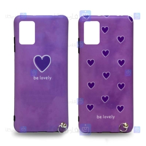 قاب طرح دار دخترانه Samsung Galaxy A51 مدل Be Lovely Purple