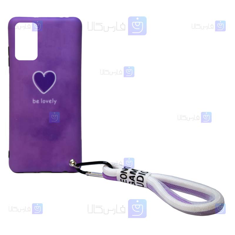 قاب طرح دار دخترانه Xiaomi Redmi Note 10 Pro Max مدل Be Lovely Purple