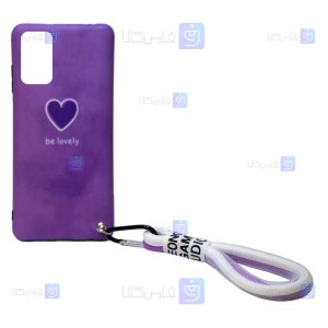 قاب طرح دار دخترانه Xiaomi Redmi Note 10S مدل Be Lovely Purple