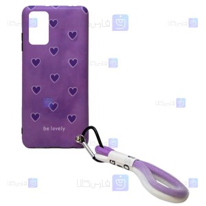 قاب طرح دار دخترانه Xiaomi Redmi Note 10S مدل Be Lovely Purple