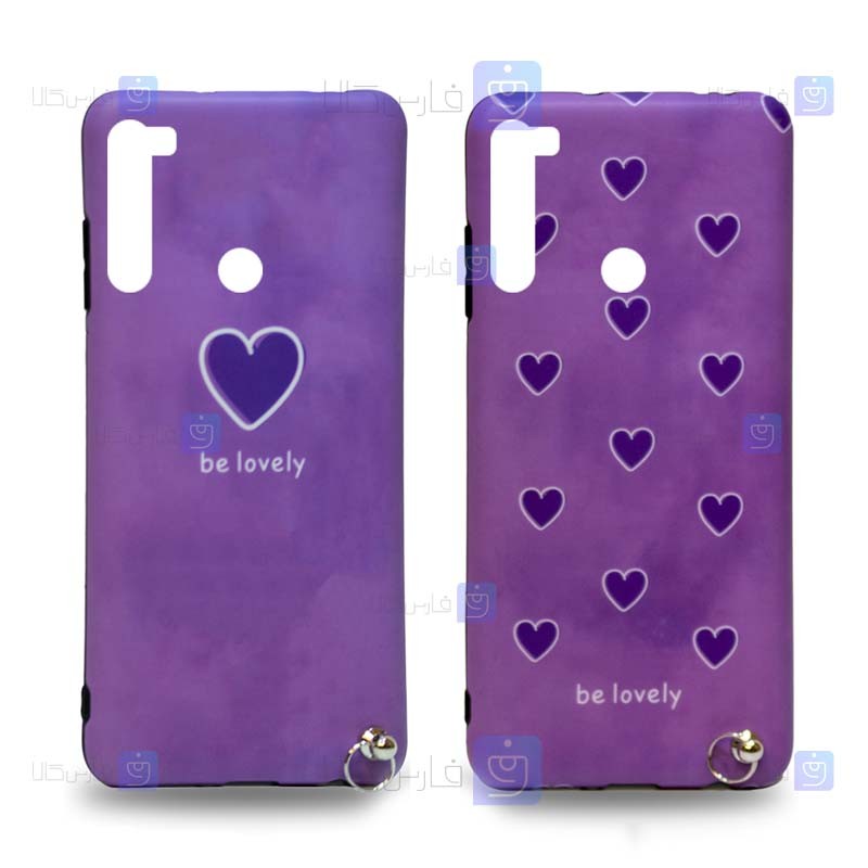 قاب طرح دار دخترانه Xiaomi Redmi Note 8 2021 مدل Be Lovely Purple