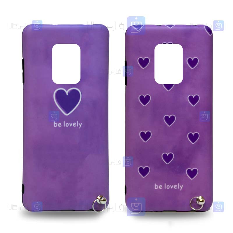 قاب طرح دار دخترانه Xiaomi Redmi Note 9 Pro مدل Be Lovely Purple