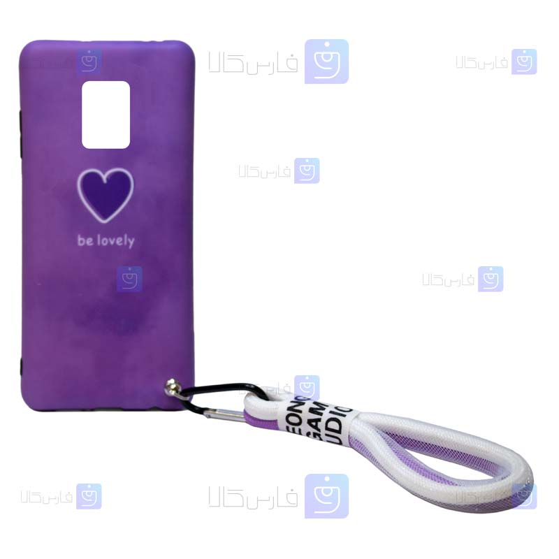 قاب طرح دار دخترانه Xiaomi Redmi Note 9 Pro Max مدل Be Lovely Purple
