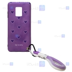 قاب طرح دار دخترانه Xiaomi Redmi Note 9 Pro Max مدل Be Lovely Purple