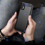 قاب ژله ای Motorola Moto G9 Plus مدل فیبر کربنی