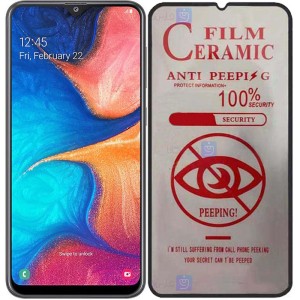 محافظ صفحه سرامیکی حریم شخصی سامسونگ Full Privacy Ceramics Screen Protector Samsung Galaxy A20