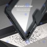 کیف محافظ لنزدار نیلکین Samsung Galaxy Tab S8 Plus مدل Bumper Leather Pro