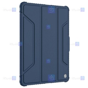 کیف محافظ لنزدار نیلکین Samsung Galaxy Tab S8 Plus مدل Bumper Leather Pro