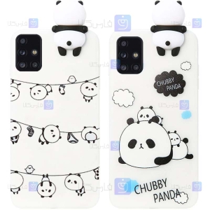 قاب طرح دار دخترانه Samsung Galaxy A71 مدل Panda