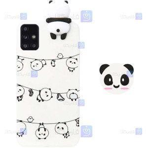 قاب طرح دار دخترانه Samsung Galaxy A71 مدل Panda