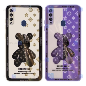 قاب فانتزی گوشی Samsung Galaxy A20s مدل Robot Bear