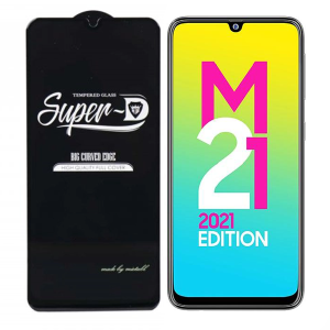 گلس فول Samsung Galaxy M21 2021 مدل Super D