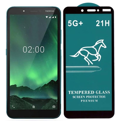 گلس فول گوشی نوکیا Nokia C2 مدل Swift Horse