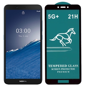 گلس فول گوشی نوکیا Nokia C3 مدل Swift Horse