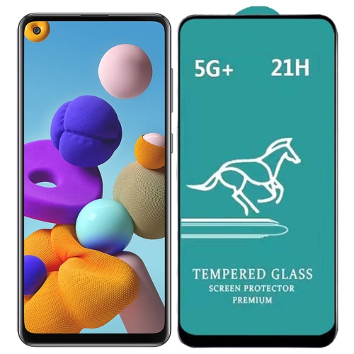 گلس فول گوشی سامسونگ Samsung Galaxy A21 مدل Swift Hors