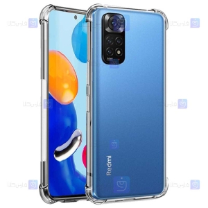 قاب کپسول دار Xiaomi Redmi Note 11 4G مدل شیشه ای - ژله ای
