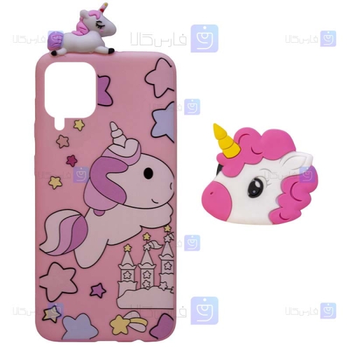 قاب طرح دار دخترانه گوشی Samsung Galaxy A22 4G مدل Unicorn