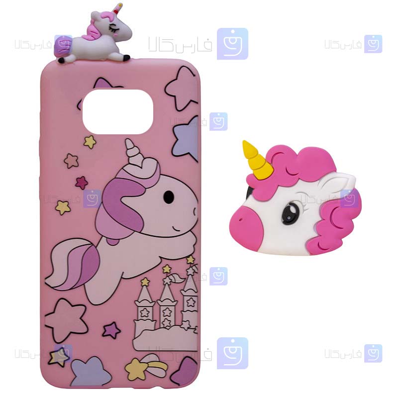 قاب طرح دار دخترانه گوشی Xiaomi Poco X3 مدل Unicorn