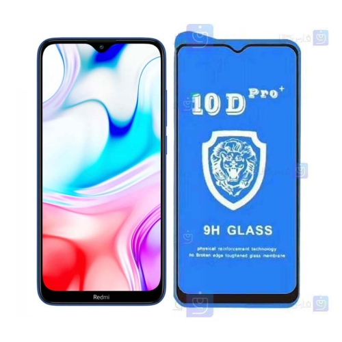 گلس فول Xiaomi Redmi 8 مدل 10D Pro